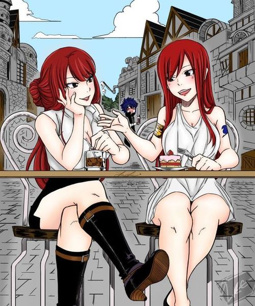 BoukraCyri7130's tweet photo. Eileen x Erza ❤️ https://t.co/DnT2d1HF0Y