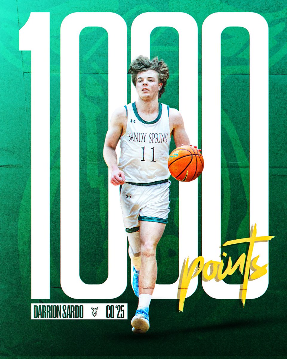 SSFS BASKETBALL (@ssfshoops) on Twitter photo Congratulations to <a href="/darrion_sardo/">Darrion Sardo</a> on joining the SSFS 1K club. The Sandy Spring Community is proud of you! #1kclub🏀 #ssfsfamily Congratulations to <a href="/darrion_sardo/">Darrion Sardo</a> on joining the SSFS 1K club. The Sandy Spring Community is proud of you! #1kclub🏀 #ssfsfamily