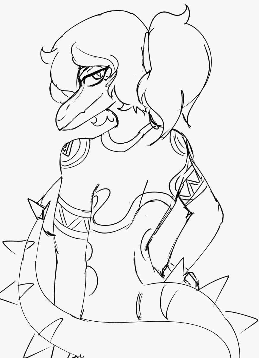 Quick shitty doodle in between commissions.