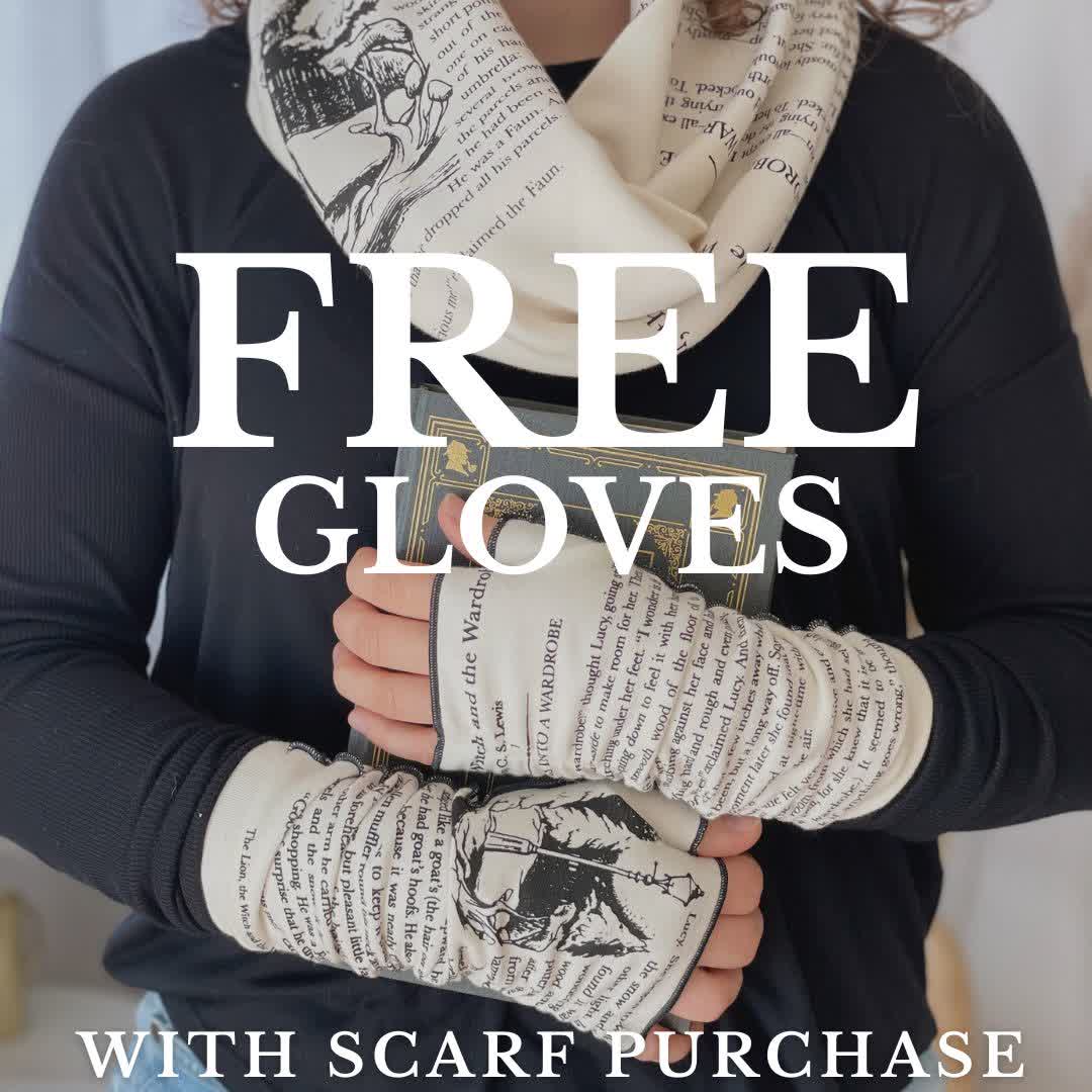 🧤Free Gloves! 🧤Wrap yourself in your favorite stories—literally! For a limited time, when you purchase any of our cozy, book-inspired scarves, we'll gift you a pair of our literary writing gloves. Use code FREEGLOVES at checkout. Deal ends Friday, 2/21