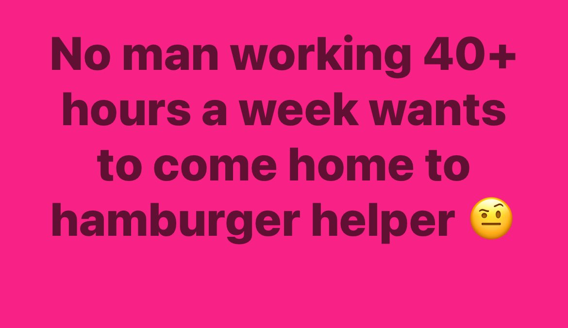 techdog's tweet image. Ngl. Hamburger helper cheeseburger Mac on top of slice bread is top level for me.  

#simpleman