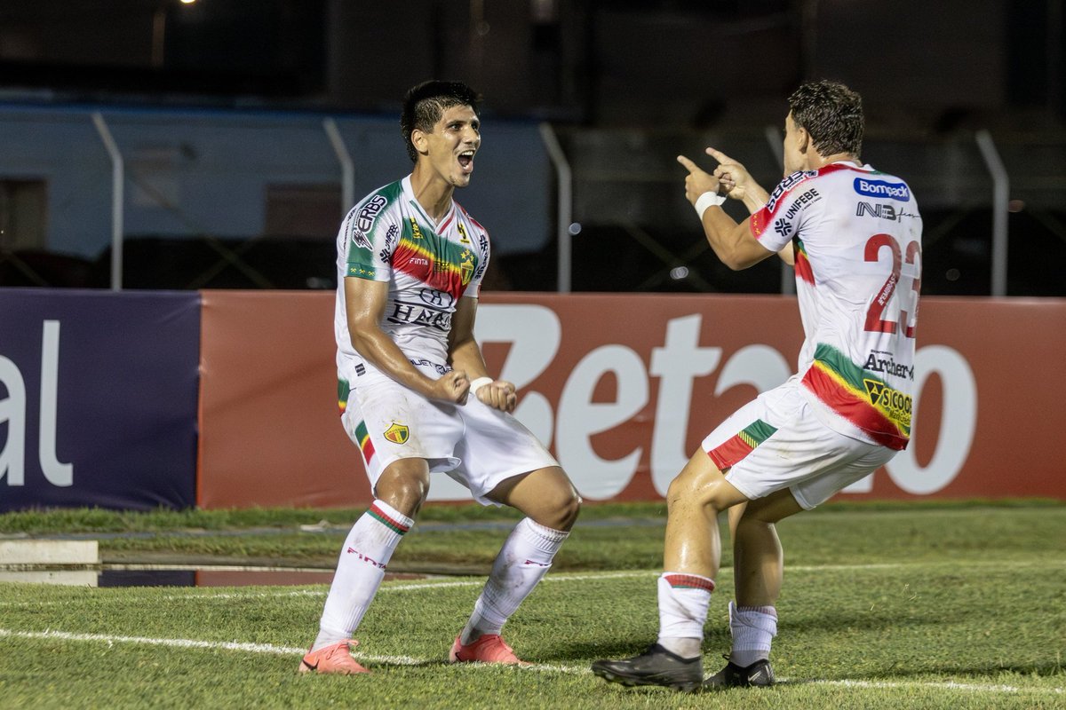 🇧🇷 BRASIL: Rodrigo Pollero (<a href="/rodripollero/">Rodrigo Pollero</a>) anotó el primer gol de Brusque en el triunfo por 2 a 0 ante Trem por la Copa de Brasil.