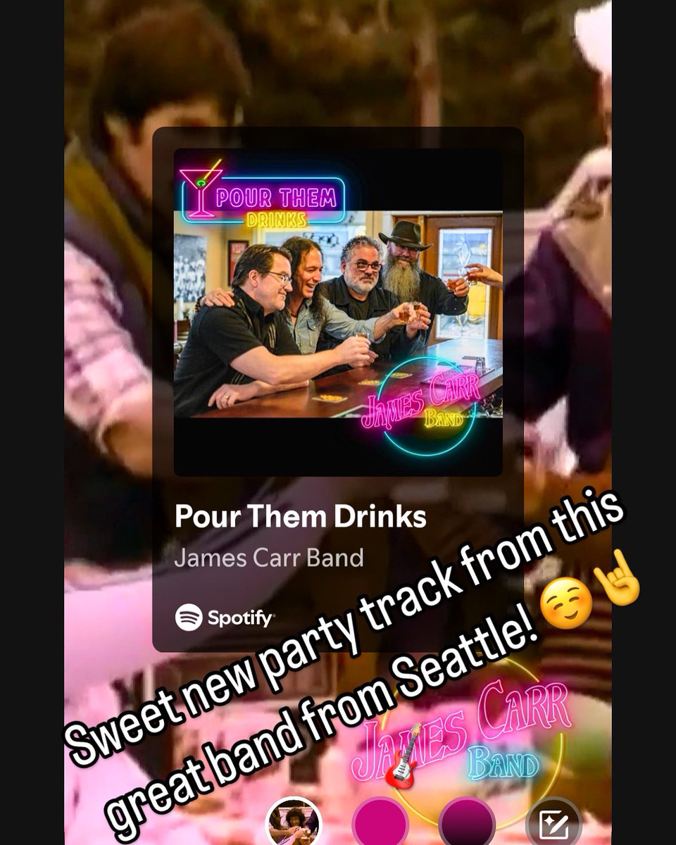 ShaneLarmand's tweet image. This new party track from @jamescarrband is a sweet new addition to any upbeat rock n roll playlist! Support indie! ☺️🤘🎸

#indie #partyrocker #rockin #singersongwriter 

open.spotify.com/track/1Ed5BmKk…