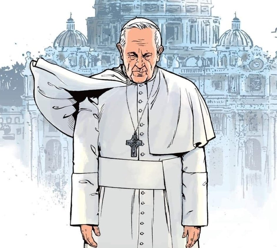 El Papá Francisco, un verdadero  Revolucionario de la Iglesia Católica: 

- En contra del genocidio palestino.
- Pide mayor participación de las mujeres en cargos directivos de la iglesia.
- En contra de la deportación masiva de inmigrantes.
- Frontal contra curas violadores.