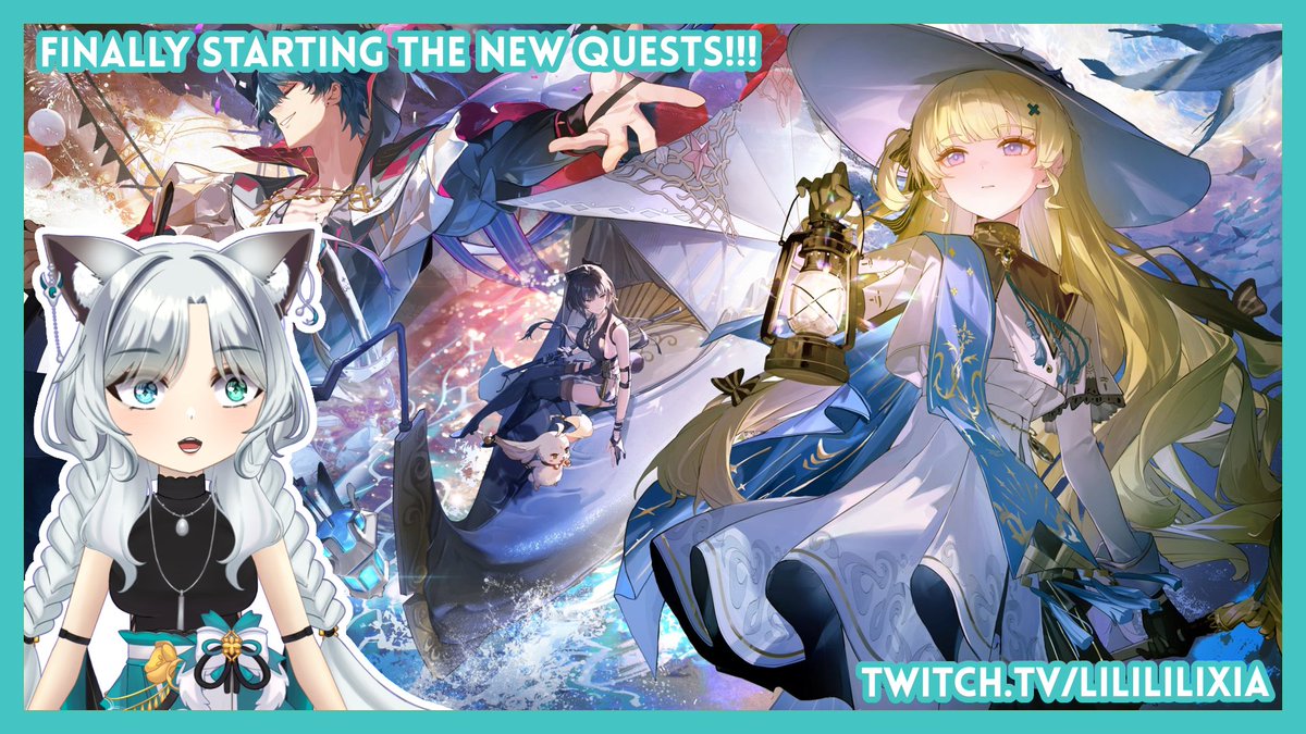 lili_lixia's tweet photo. FINALLY starting Wuthering Waves' new Quests!
twitch . tv / lilililixia
#ENVtubers #PHVtuber #VTuberUprising #VTuber #LiveMeow https://t.co/42Jt1eh6HP