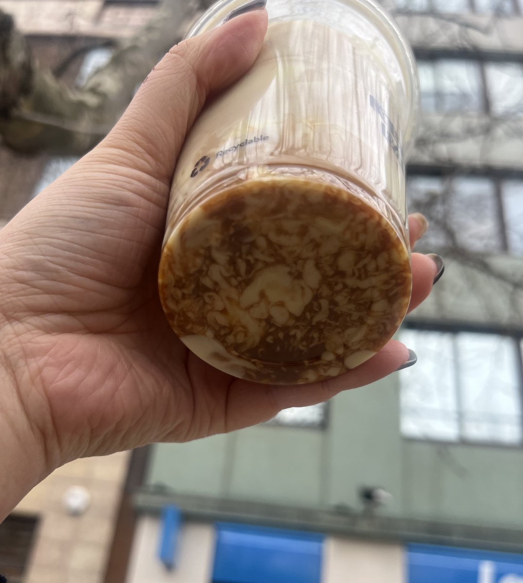 yijaek's tweet photo. @cocodimama_uk had the most diabolical cup of ice latte today, it was practically water. Terribly made, had to throw away https://t.co/NubNr32k2L