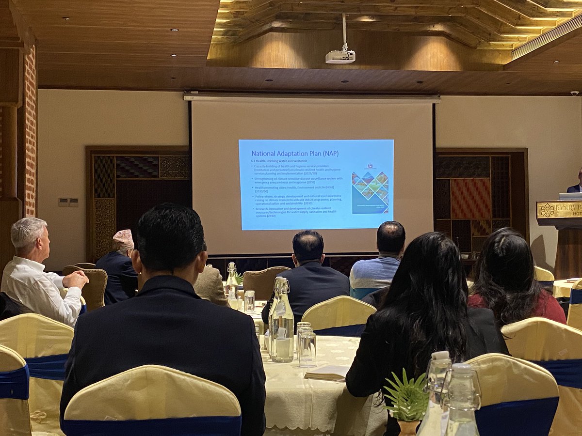 sushilbaral's tweet image. @MOHPnepal conducted #Climate #VulnerabilityMapping as part of #H_NAP. It calls for coordinated actions across sectors in high vulnerable districts. Also, ongoing mapping of actors  working in climate responsive health systems is a key action. Glad that @HERDIntl is contributing.