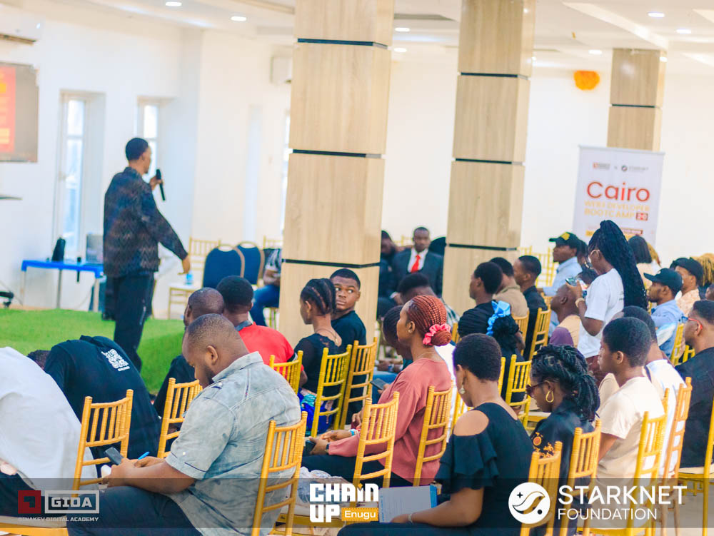 Official_GIDA's tweet photo. @ugwu_stanley_EZ was the second to speak, he educated the audience on the role of community in the Tech space.

@NdukaAnthonyA was the third to speak, he enlightened the attendees on the necessary skills required to scale in web3.

#chainuproadshows #ChainUp #ChainUpEnugu https://t.co/EFqGlYHpdI