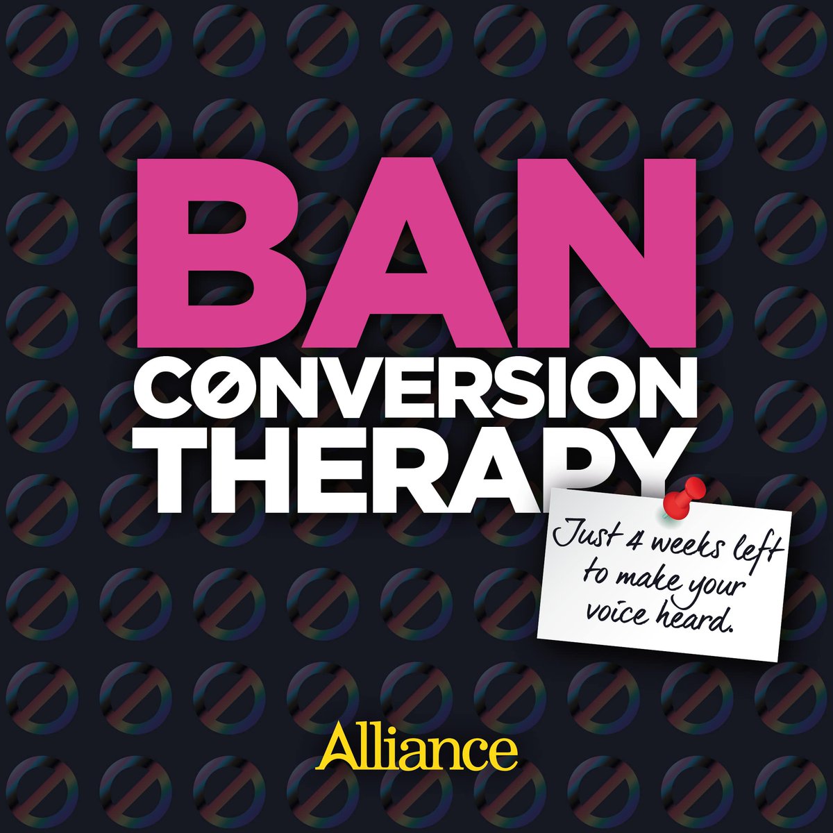 Alliance Party (@allianceparty) on Twitter photo Only 4 weeks left to sign <a href="/EoinTennyson/">Eóin Tennyson MLA</a> 's consultation to ban conversion practices in NI.
These cruel and archaic practices have no place in any modern society🚫
Help protect our society from the harm they cause and sign the consultation NOW:allianceparty.org/banning_conver… Only 4 weeks left to sign <a href="/EoinTennyson/">Eóin Tennyson MLA</a> 's consultation to ban conversion practices in NI.
These cruel and archaic practices have no place in any modern society🚫
Help protect our society from the harm they cause and sign the consultation NOW:allianceparty.org/banning_conver…
