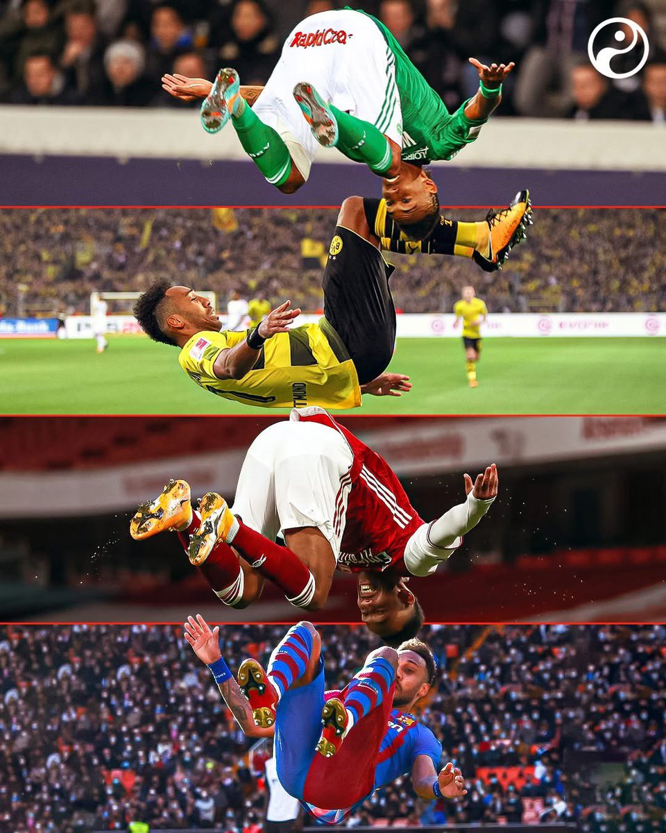 ON THIS DAY: In 2022, Pierre-Emerick Aubameyang became the first player in the 21st century to score a hat-trick in Ligue 1, the Bundesliga, the Premier League and LaLiga.

🇫🇷 🙂 ↗️ 🙃 ↘️ 🙂 🎩 
🇩🇪 🙂 ↗️ 🙃 ↘️ 🙂 🎩
🏴󠁧󠁢󠁥󠁮󠁧󠁿 🙂 ↗️ 🙃 ↘️ 🙂 🎩 
🇪🇸 🙂 ↗️ 🙃 ↘️ 🙂 🎩 

And as always,