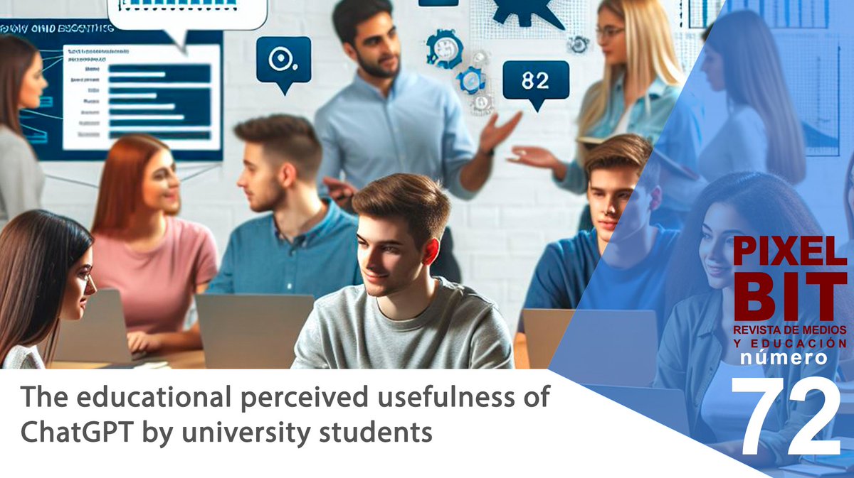 🤖 How do students perceive #ChatGPT as a learning tool? 🎓

👥 Authors:
👤 Pablo Javier Ortega-Rodríguez
👤 Francisco Javier Pericacho-Gómez

📍 doi.org/10.12795/pixel…