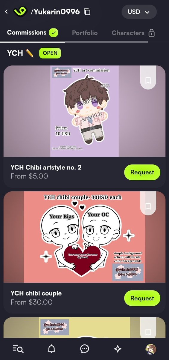 Yukarin0996's tweet image. Repost and Like are appreciated💖
Hello I changed my services in vgen but you can see other prices in my services💖
vgen.co/Yukarin0996
#commissions #commissionsopens 
#VGenComm #VGenOpen