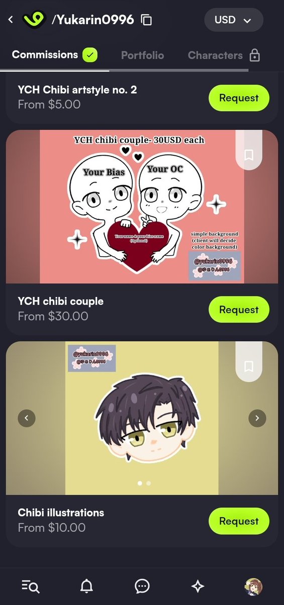 Yukarin0996's tweet image. Repost and Like are appreciated💖
Hello I changed my services in vgen but you can see other prices in my services💖
vgen.co/Yukarin0996
#commissions #commissionsopens 
#VGenComm #VGenOpen