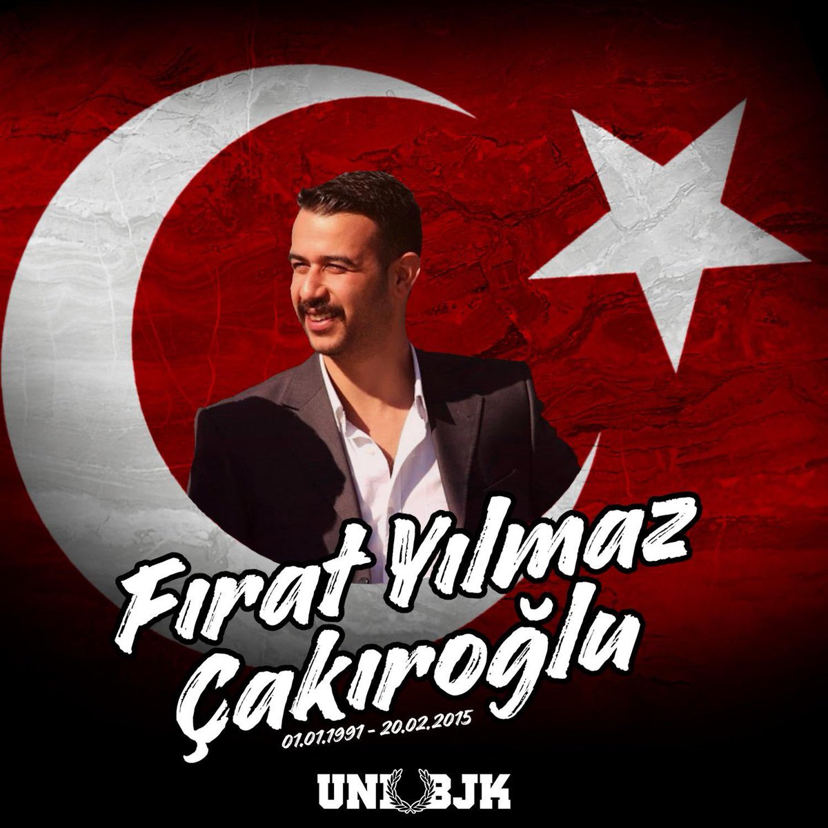SELAM SANA; EY YILLARI HEBA OLAN GENÇ!

Fırat Yılmaz Çakıroğlu’nu şehadetinin 10. yıl dönümünde rahmetle anıyoruz. 

Vatan ve millet sevgisini yüreğinde taşıyan Fırat’ı unutmadık, unutturmayacağız. #UNIBJK