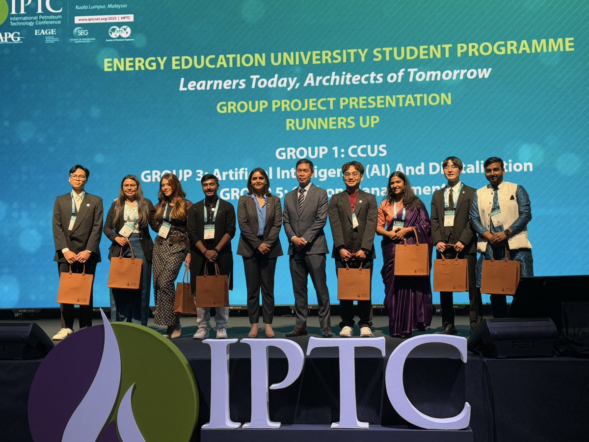 iptc_net_org's tweet image. Congratulations to all our runner up winners! 

#IPTC2025 #Energy #OilandGas