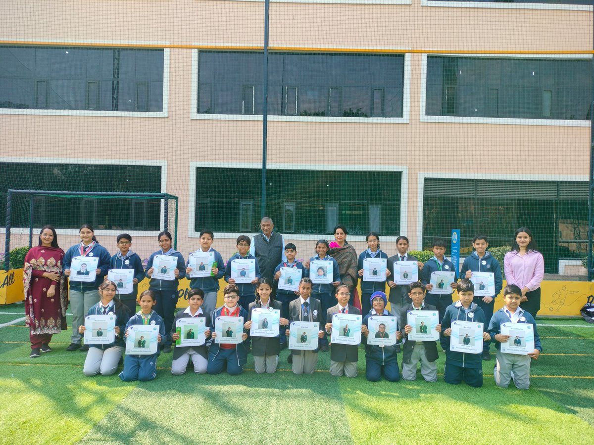 disdwarka23's tweet photo. DIS Students Shine at Go Sharpener's Award Ceremony 🌍
We're proud of our DIS students for their recognition and commitment to the Sustainable Development Goals. Together, we're creating a greener, better future! 🌱 #Sustainability #DISDwarka #GoSharpener https://t.co/zHT5HExsKJ