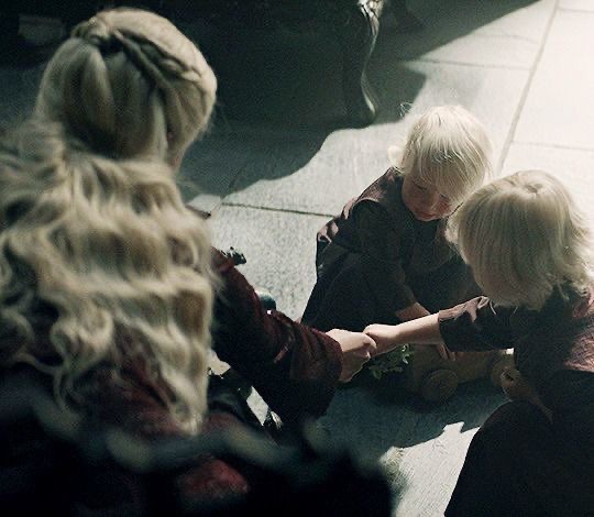 bookrhaenyra's tweet photo. Rhaenyra’s ship dynamics aren’t as interesting to me, as her motherhood. Her sons loved her unconditionally, never exploited her, or betrayed her. “Love no one but your children.” https://t.co/ojQrBpMBM8