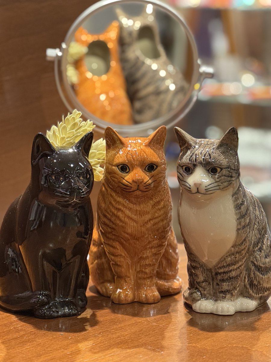 Quail Ceramics 猫・貯金箱 猫の貯金箱 MILLIE キジ白【イギリスQuail Ceramics クウェイル