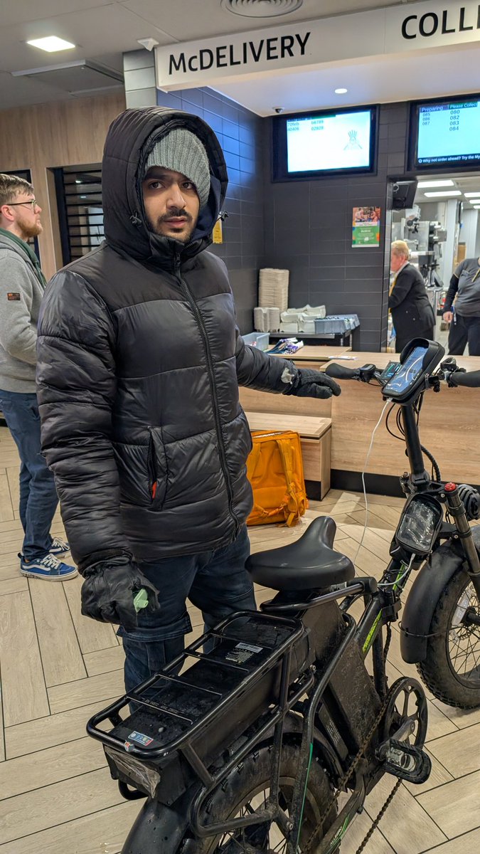 Chris Storey (@chris_storey) on Twitter photo .<a href="/JustEatUK/">Just Eat UK</a> this chap rode into <a href="/McDonaldsUK/">McDonald's UK</a> (Leeds Pinnacle ~0820), but still couldn't understand why cycling into McDonalds and parking your bike in the middle of people isn't appropriate. Your cyclists in #Leeds are a dangerous blight. .<a href="/JustEatUK/">Just Eat UK</a> this chap rode into <a href="/McDonaldsUK/">McDonald's UK</a> (Leeds Pinnacle ~0820), but still couldn't understand why cycling into McDonalds and parking your bike in the middle of people isn't appropriate. Your cyclists in #Leeds are a dangerous blight.