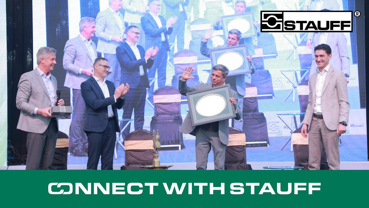 IndiaStauff's tweet photo. STAUFF India proudly celebrates its 25th anniversary!

A grand evening filled with gratitude, and celebration, we were honored to host esteemed global leaders, partners, and families of our dedicated employees. 

Thank you to everyone who has been a part of our success story! https://t.co/fjmrCH4pSU