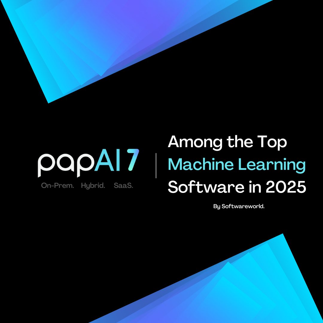Datategy_France's tweet image. We are proud to announce that SoftwareWorld.co  has named #papAI7 one of the top Machine Learning software solutions for 2025! 🎉 

👉Explore the full ranking here: lnkd.in/eQDhyXqZ
👉Learn more about papAI7 and its capabilities here: datategy.net