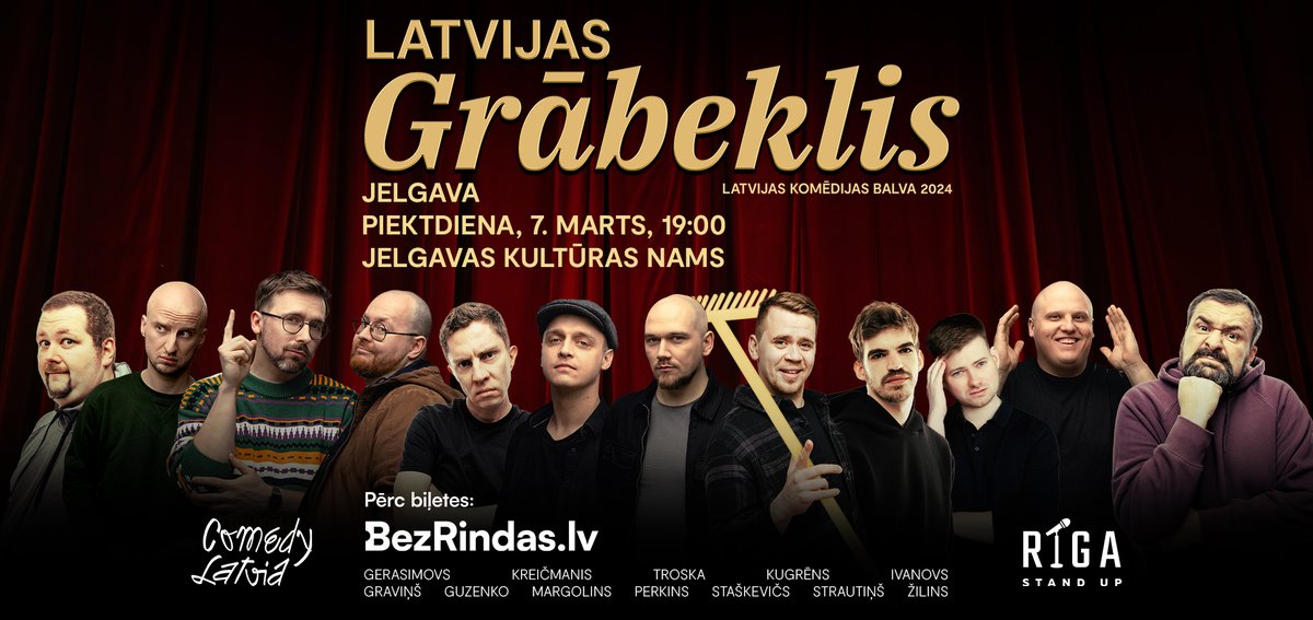 PIRMIZRĀDE Latvijas Grābeklim jau pēc 15 dienām!