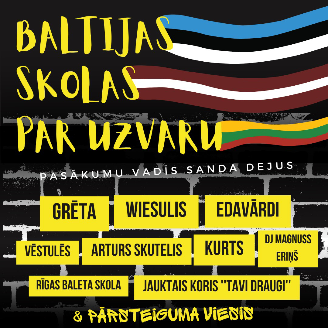 Šovakar ar pāris dziesmām piedalīšos labdarības koncertā Ukrainas atbalstam. Sākums plkst. 17.30, vieta – Rīga, Angārs.

Biļete-ziedojums: bezrindas.lv/lv/labdaribas-….

#StandWithUkraine