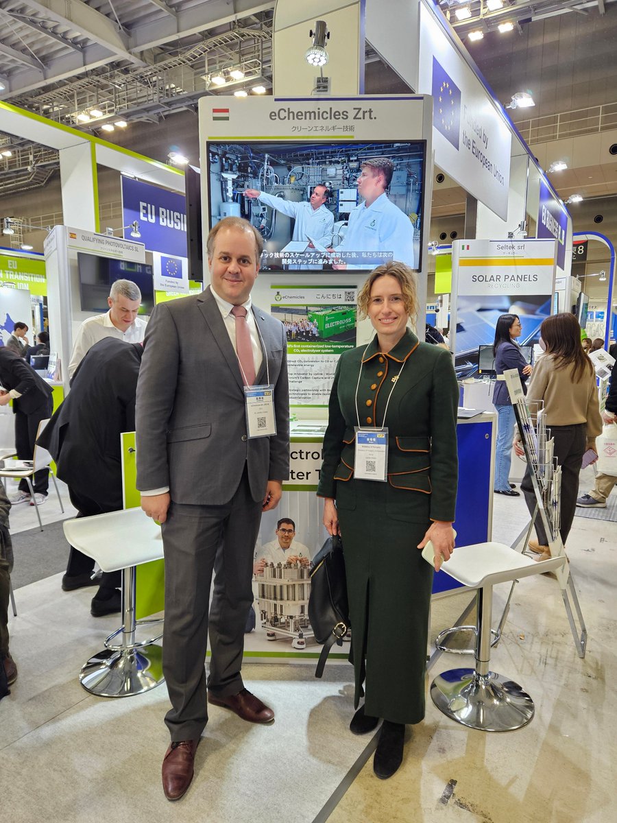 eChemicles (@echemicles) on Twitter photo H.E. Anna Aulner-Bálint, Ambassador of Hungary to Japan (<a href="/HUNBASSADOR/">駐日ハンガリー大使館</a>) has visited the stand of <a href="/eChemicles/">eChemicles</a> at the <a href="/SmartEnergyWeek/">【公式】スマートエネルギーWEEK |SMART ENERGY WEEK事務局</a> / Green Transformation Week in Tokyo, Japan. We thank Madam Ambassador and Mr. Gábor Angyal, Second Secretary for Trade and Economic Affairs for H.E. Anna Aulner-Bálint, Ambassador of Hungary to Japan (<a href="/HUNBASSADOR/">駐日ハンガリー大使館</a>) has visited the stand of <a href="/eChemicles/">eChemicles</a> at the <a href="/SmartEnergyWeek/">【公式】スマートエネルギーWEEK |SMART ENERGY WEEK事務局</a> / Green Transformation Week in Tokyo, Japan. We thank Madam Ambassador and Mr. Gábor Angyal, Second Secretary for Trade and Economic Affairs for