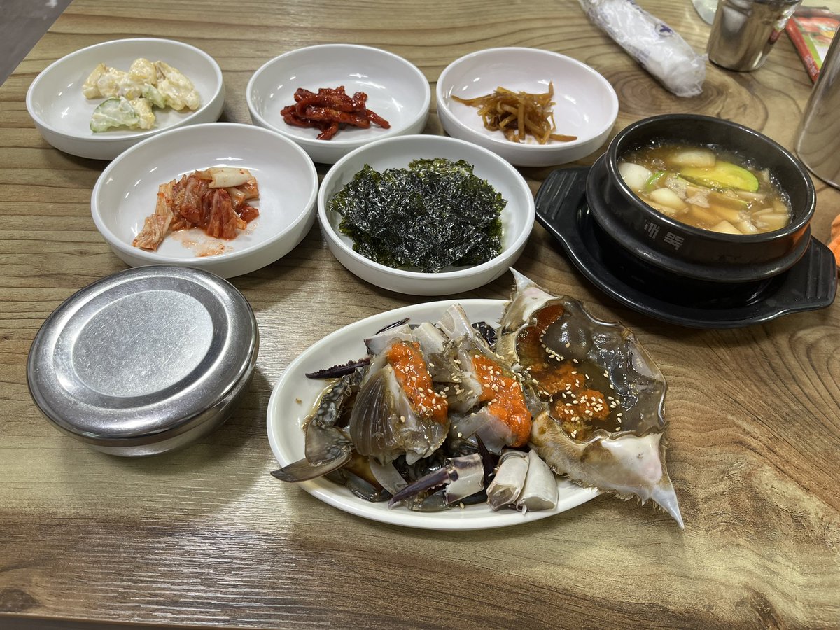 chaicahaichan's tweet photo. #韓国
#一人旅
#ソウル
#カンジャンケジャン
#アヒョン
おいしかった！ https://t.co/DzHXU0MuPn