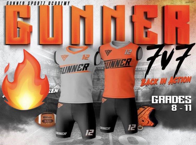 Can’t wait to see our GUNNER team back in action this Sunday at the Quick 6 tournament in Sacramento! Thank you for allowing us to join the fun! <a href="/Quick6Football/">QUICK 6 FOOTBALL</a> <a href="/WCPSacramento/">West Coast Preps Sacramento</a>