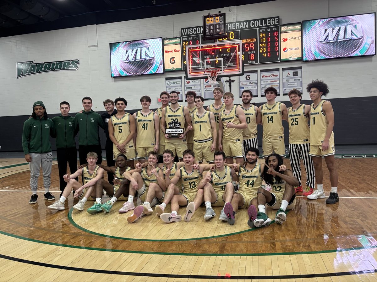 Best Thing Today, Feb 19: Congratulations to ⁦<a href="/WLC_MBB/">WLC Men's Basketball</a>⁩ for clinching another NACC championship on Catalyst Court on Senior Day! This team is built on unselfishness, appreciation for the moment…and some great players who play 94 feet! #alotmoreahead #WeAreWarriors
