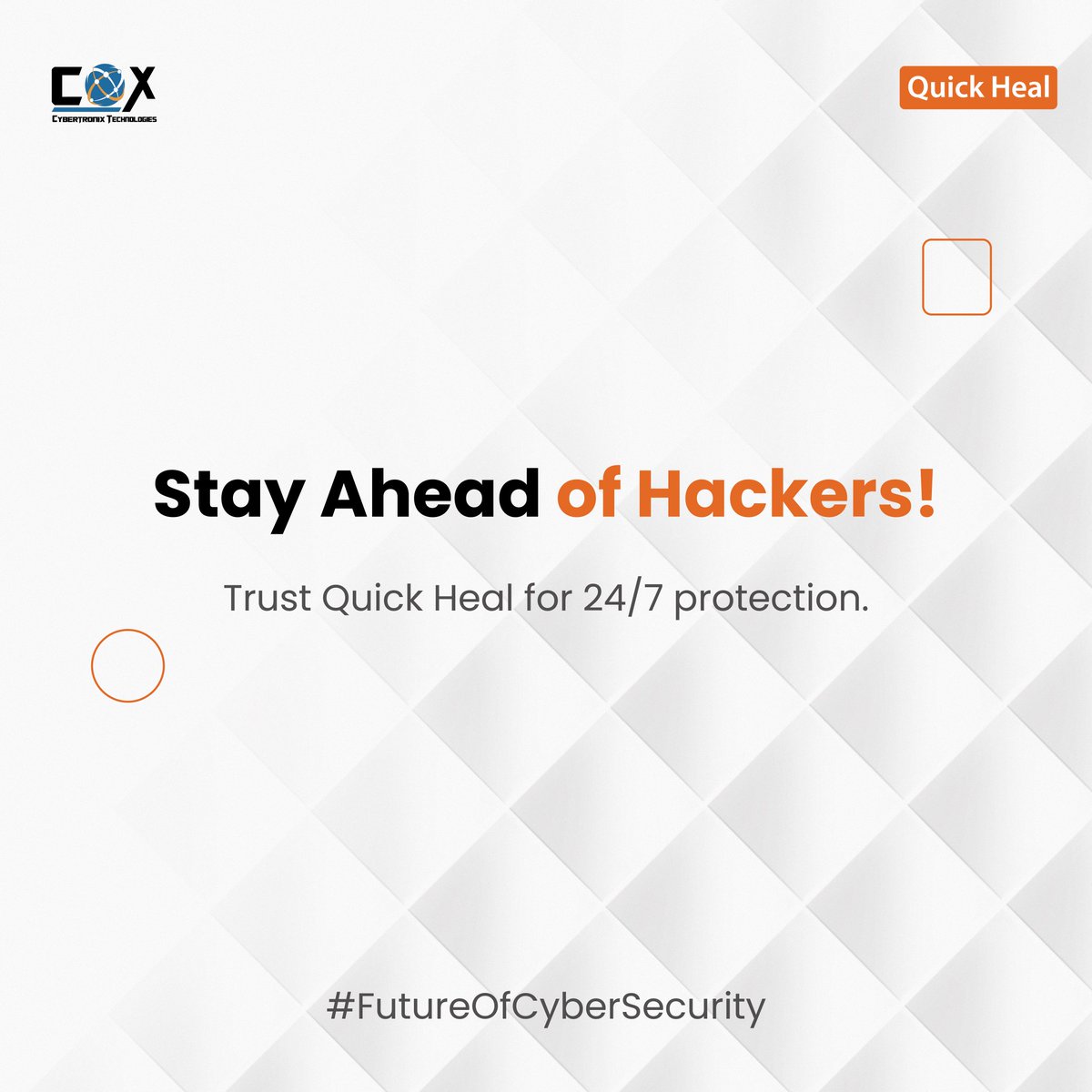 🚨 Zero-Day Attacks: Hackers exploit unknown software flaws before they’re fixed! 😨 🛡️Stay protected with Quick Heal:

Now available on Amazon, Noon, Carrefour, and Tradeling!

🎯 Try it for FREE 👉 quickheal.cybertronixllc.com

#QuickHeal #ZeroDayAttack  #CybertronixTechnologiesLLC