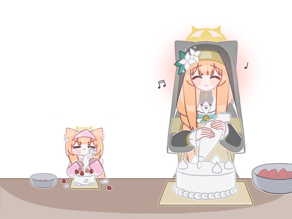 [蔚藍] 瑪莉貓 一起做蛋糕