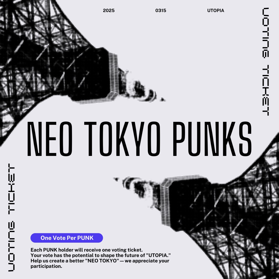 NTPはやっぱり運を持っている。

✅️Neo Tokyo Punks
このセール時は、タイミングが最高だった。

あの頃のWEB3は、
・時間か金か情熱を持て余してる
・新しい事に敏感で挑戦できる
・やたらハイスペックな人も多め
という変態しか居ない特殊な界隈だった。

そして何の運命か、