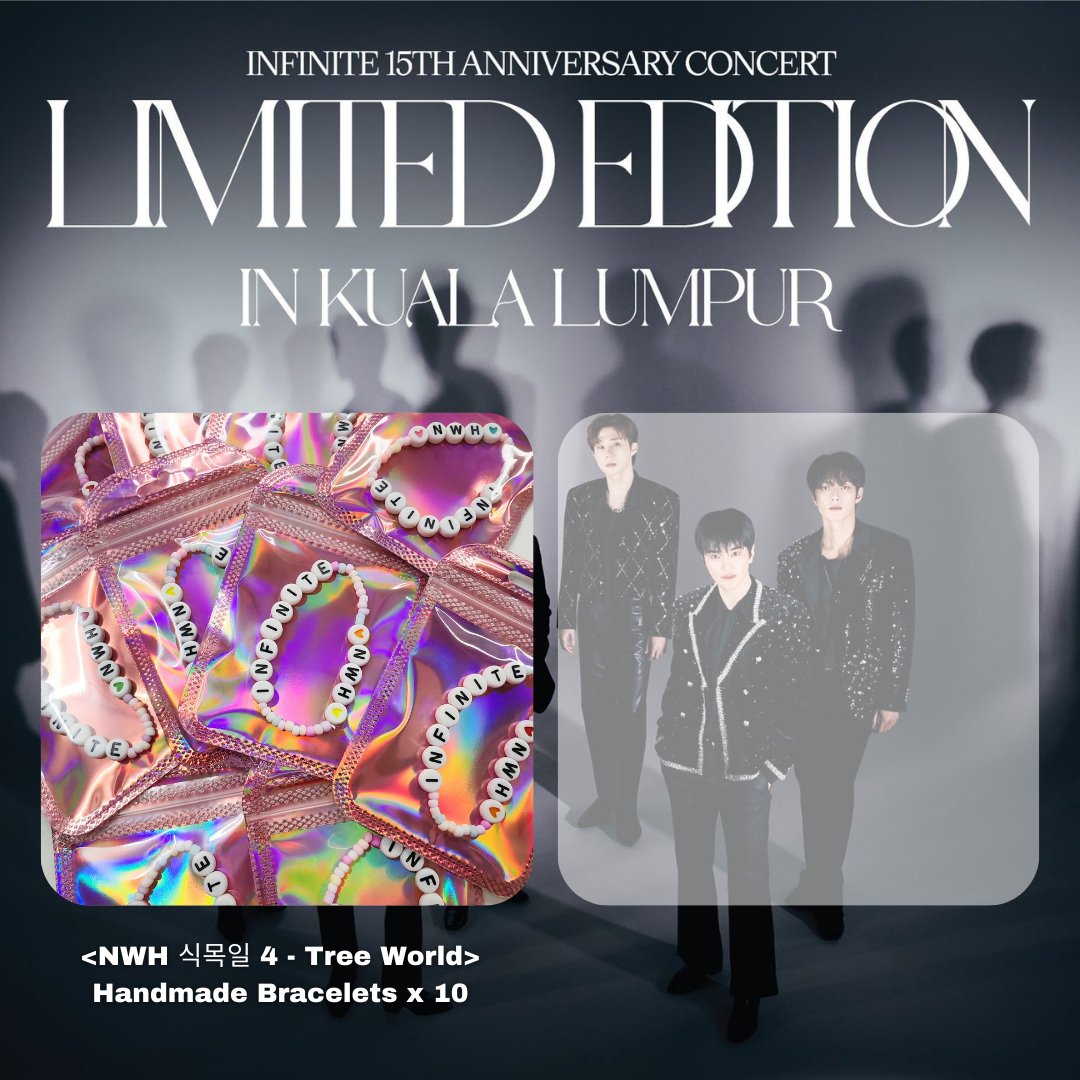 ✨INFINITE 15th Anniversary Concert “LIMITED EDITION” in Kuala Lumpur Freebies✨
📅 𝘿𝙖𝙩𝙚: 𝟮𝟮𝙣𝙙 𝙁𝙚𝙗 𝟮𝟬𝟮𝟱

🎁DM me for trading♾️

#인피니트 #INFINITE #15TH_ANNIVERSARY_CONCERT #LIMITED_EDITION_IN_KUALALUMPUR #INFINITECOMPANY
#INFINITEinKL #INFINITEinMY