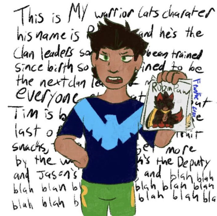 GothamsbestRobn's tweet image. [Pinned]

Damian al Ghul Wayne. 
Son of Talia al Ghul and Bruce Wayne 

Curent(and best) Robin. Villains watch out, justice will be harsh. 

Figuring out how to be a kid

[Sfw only. Batfamily expect to be harassed]
[Also my art]