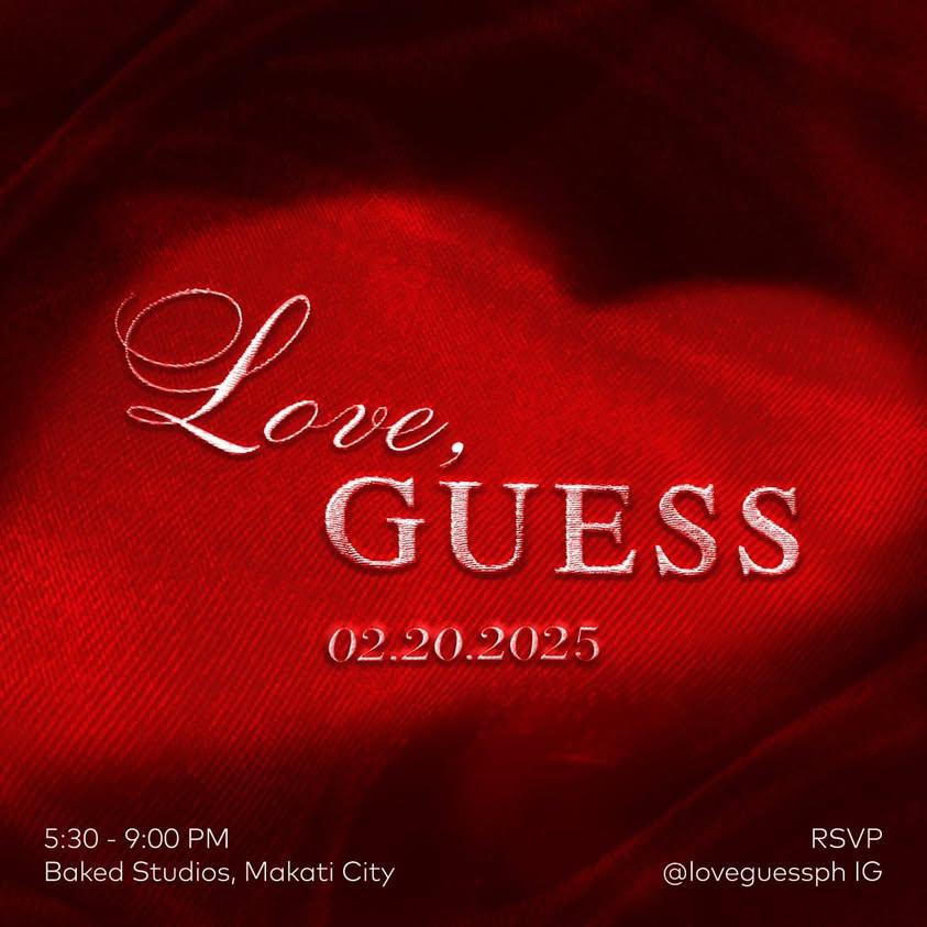 Maxine Trinidad will be at Love, GUESS. Baked Studios, Makati City. <a href="/GUESS/">GUESS</a>