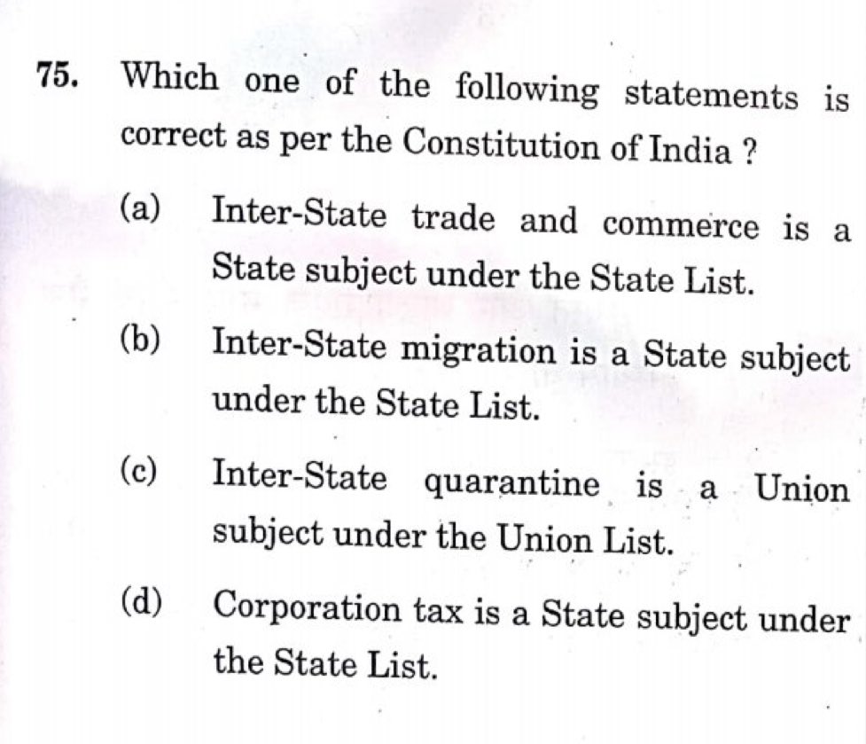 cse_aspirantss's tweet photo. Which one of the following statements is correct as per the Constitution of India ?
comment your answer 👇
#upscprelims2025 #BPSC70th #mppsc #UPPSC #ChampionsTrophy2025 #DelhiCM #RekhaGupta #planecrash #Budget2025 #UPSCForm