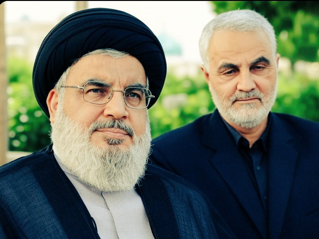 ثابت کردن داستان سیدحسن نصرالله همراه بامقاومت،عزت،آزادی،هیهات منا الذله یکطرف
جهان فهمیدهم قدم بودن باحاج قاسم عاقبت بخیرت میکند:))
#انا_على_العهد