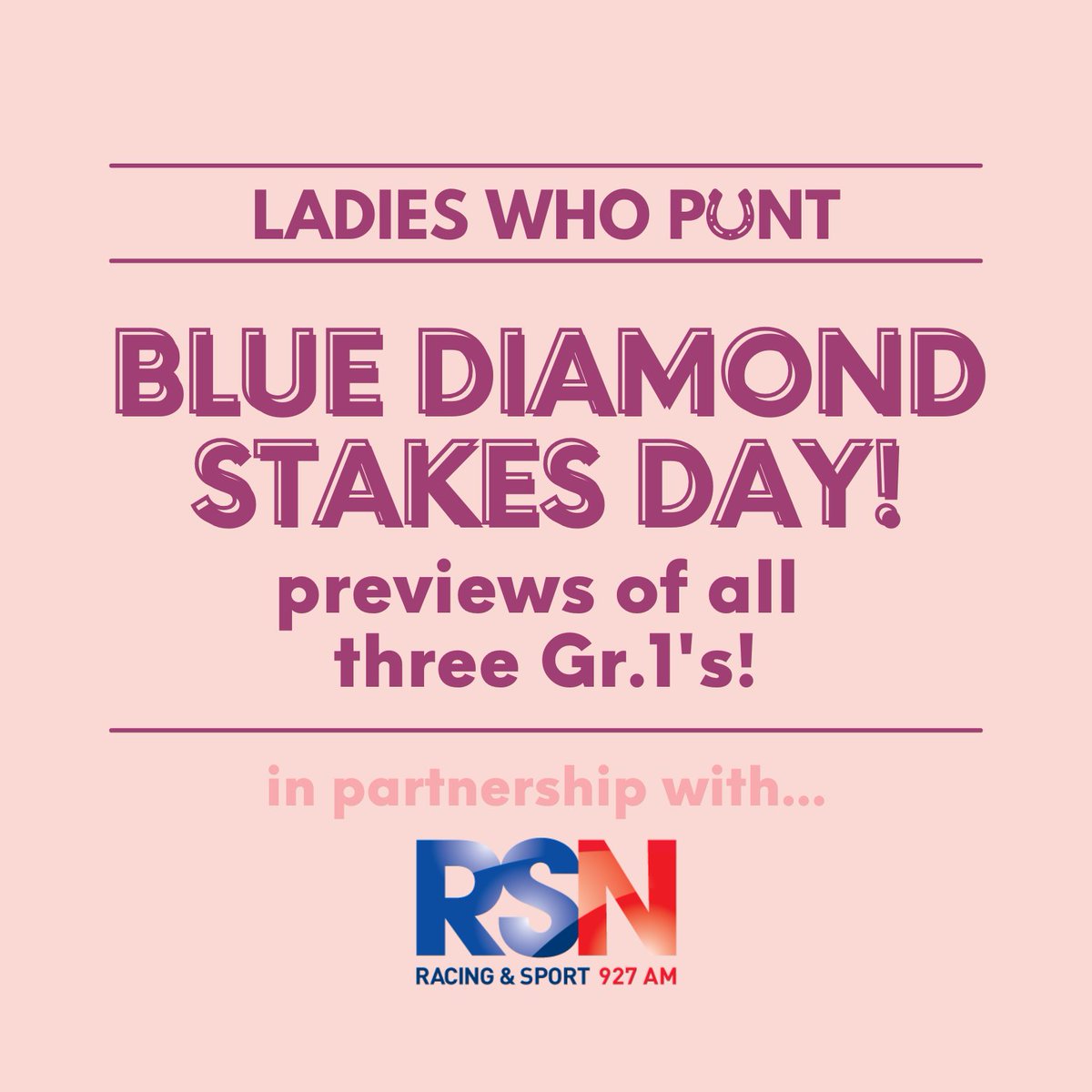 A big episode that was so hard to prep for 👇
linktree.com/ladieswhopunt
The markets in the Diamond and the Oakleigh Plate are wide open. It's going to be fantastic viewing on Saturday. Let us walk you through it in this weeks episode!