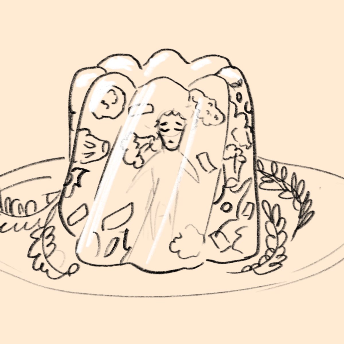 1950s AU where Viktor is stored in a terrible jello recipe