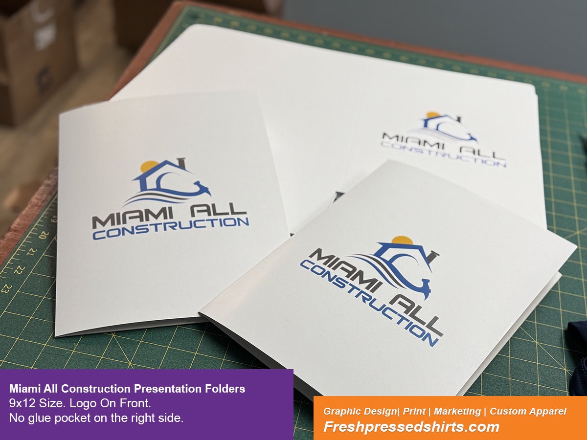 freshpressedts's tweet image. 🔥#ConstructionMiami #Contractor #constructionlife #PresentationFolders #PresentationFolderPrinting #BrochurePrinting #LogoTshirts #TshirtBrand #Branding #PrintShop #GraphicDesign #Construction #MiamiConstruction #PresentationFolders #PresentationFolderPrinting #ConstructionLife