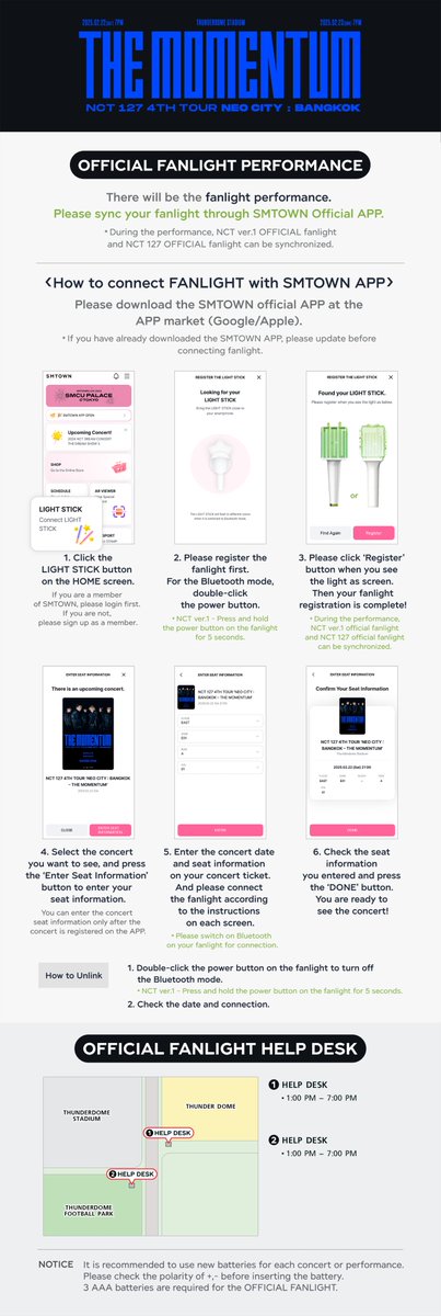 ข้อมูลการแสดงแท่งไฟออฟฟิเชียล
⠀⠀
𝗡𝗖𝗧 𝟭𝟮𝟳 𝟰𝗧𝗛 𝗧𝗢𝗨𝗥 '𝗡𝗘𝗢 𝗖𝗜𝗧𝗬 : 𝗕𝗔𝗡𝗚𝗞𝗢𝗞 - 𝗧𝗛𝗘 𝗠𝗢𝗠𝗘𝗡𝗧𝗨𝗠'
⠀⠀
⚙️ 𝟮𝟮 กุมภาพันธ์ 𝟮𝟱𝟲𝟴 (เสาร์) เวลา 𝟭𝟵:𝟬𝟬 น.
⠀⠀
⚙️ 𝟮𝟯 กุมภาพันธ์ 𝟮𝟱𝟲𝟴 (อาทิตย์) เวลา 𝟭𝟵:𝟬𝟬 น.
⠀⠀
🏟️ ธันเดอร์โดม สเตเดียม