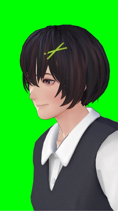 横顔。まだ途中だけど。なんか花澤香菜さんの声でしゃべりそうなかんじになった 