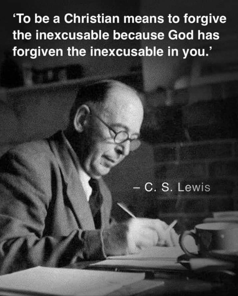 I didn’t learned how to forgive until I became a Christian.