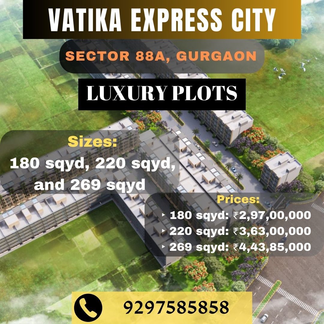 oracle_landbase's tweet image. ✨ Invest in luxury with Vatika Express City, Sector 88A, Gurgaon! 🏡 Secure premium plots in a prime location and elevate your lifestyle. 🌟 Don&apos;t miss out on this golden opportunity! 

#LuxuryPlots #RealEstateGurgaon #VatikaExpressCity #OracleLandbase #InvestmentOpportunity