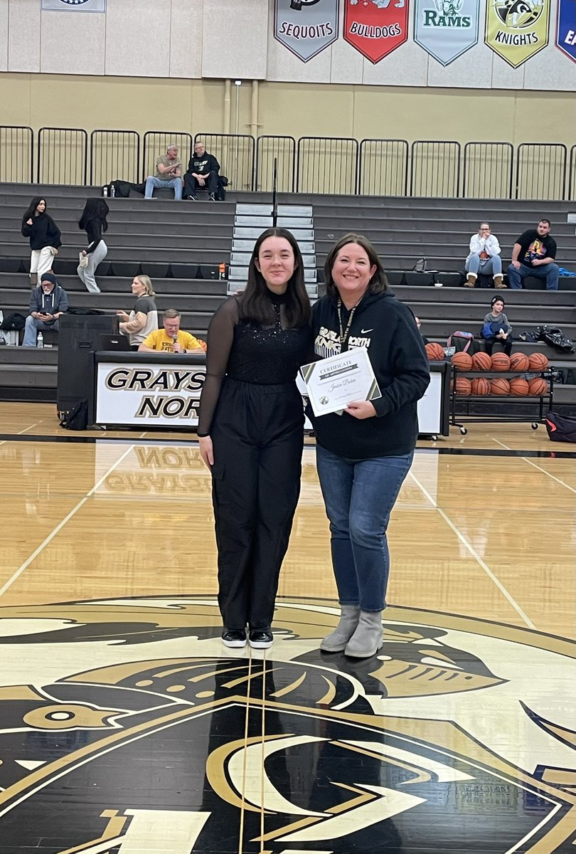 Honored to be chosen by Jocelyn for staff appreciation- go GNHS dance!