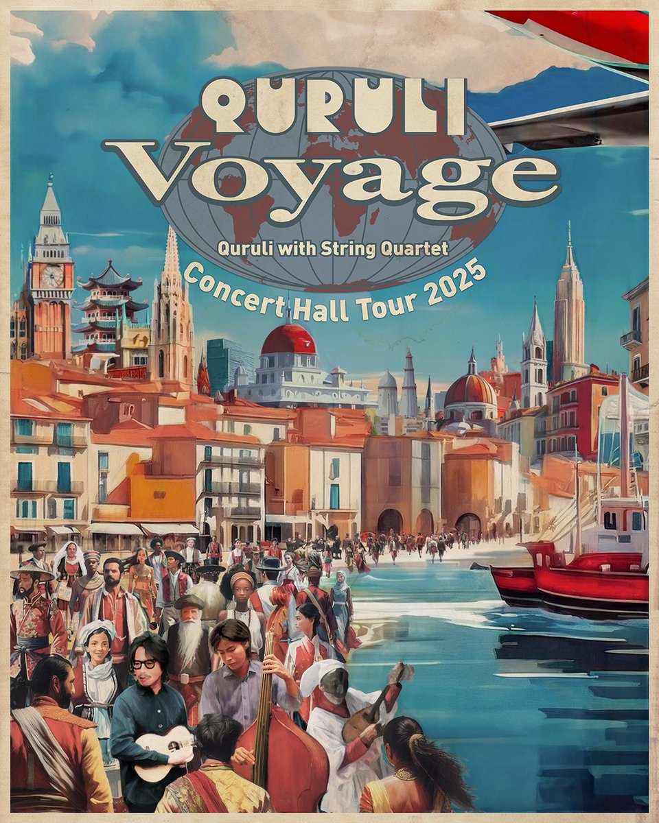 ホールツアー2025 #QuruliVoyage ～くるりと弦楽四重奏～」22日（土