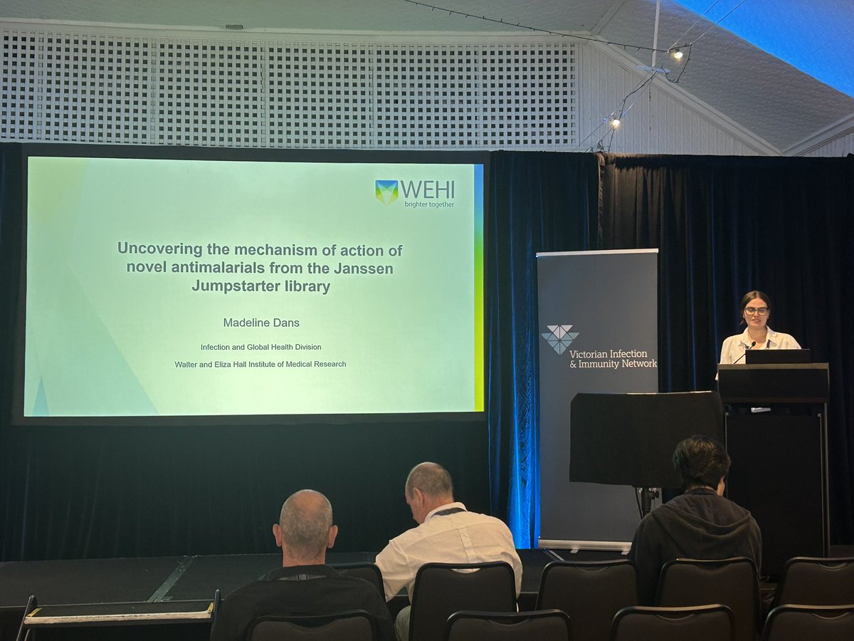 sturalph's tweet image. Nice talk at Lorne I and I from @MadelineDans presenting some impressive and very collaborative med chem and parasite work from @Sleebs_Lab, @ANUToxoLab, @KRogers1001 @CowmanAlan, Adele Lehane @ANU_RSB_BSB and many others
@The_VIIN #LorneIandI