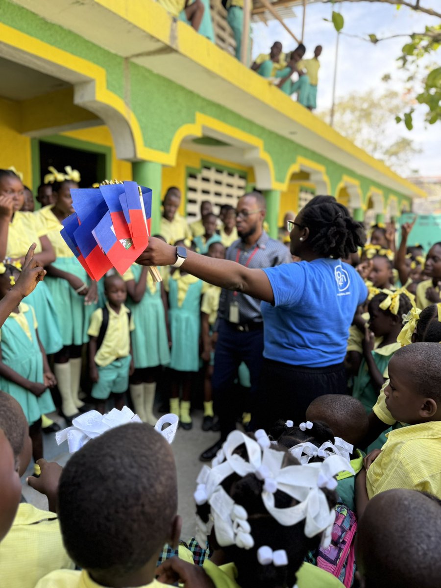 bertrhude's tweet photo. As intense as my schedule has been getting lately, I want to always prioritize school visits in #Haiti🥰. Connecting to students reminds me of my why. It feeds the deepest parts of my soul. 🇭🇹 https://t.co/gLhuRB5qJG